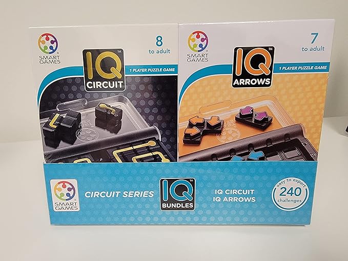 SmartGames IQ Bundles Circuit Series Ages 7-Adult