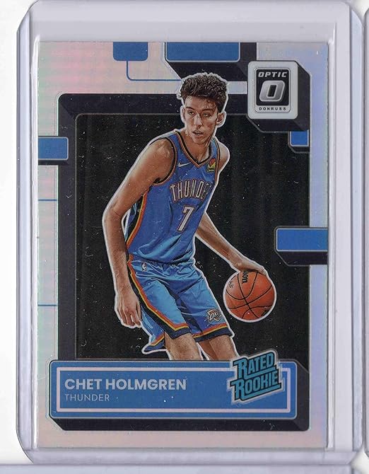 2022-23 Donruss Optic Holo #208 Chet Holmgren RR - Rookie Year - Oklahoma City Thunder