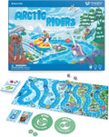 SimplyFun Arctic Riders - Educational &amp Fun Math Games for Kids - Practice Upper Level Addition &amp Subtraction Skills for Kids 7 &amp Up - 2 to 4 Players
