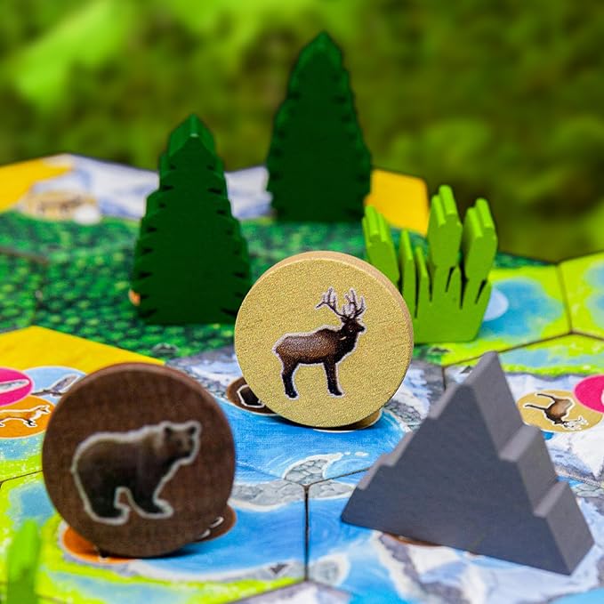 AEG &amp Flatout Games | Cascadia: Landmarks - Expansion for Award-Winning Board Game Cascadia | Easy to Learn | Quick to Play | Ages 10+ | Adds 5th &amp 6th player