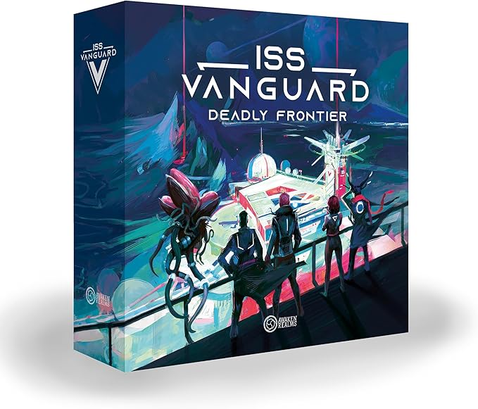 ISS Vanguard: Deadly Frontier Campaign Expansion - New Challenges &amp Adventures! Cooperative Sci-Fi Strategy Game Ages 14+ 1-4 Players 90-120 Min Playtime Made by Awaken Realms