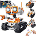 4 in 1 STEM Educational Building Block Robot Kit - App &amp Remote Control Robot Toys for Kids Aged 6-12