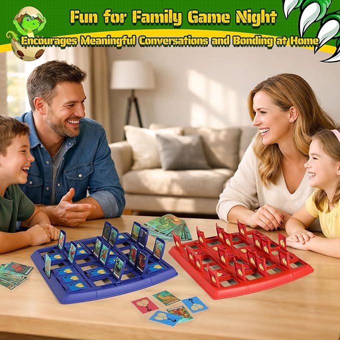 Garybank Guess Dinosaur Who Am I Games for Kids 24 Educational Dino Cards with Facts &amp Inspiration Dinosaur Learning Toys for Developing Critical Thinking and Speech Therapy Age 6 and Up