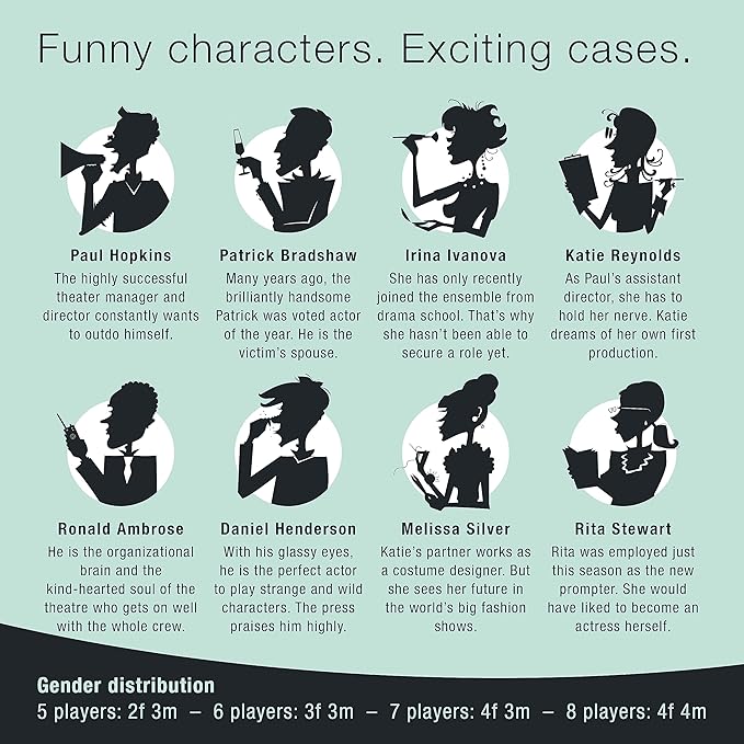 Deadly Fame - A Modern Murder Mystery Dinner Party Game for 5-8 Players