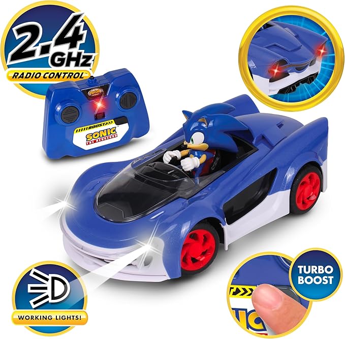 NKOK Sonic Racing CrossWorlds: Sonic the Hedgehog 2.4GHz RC