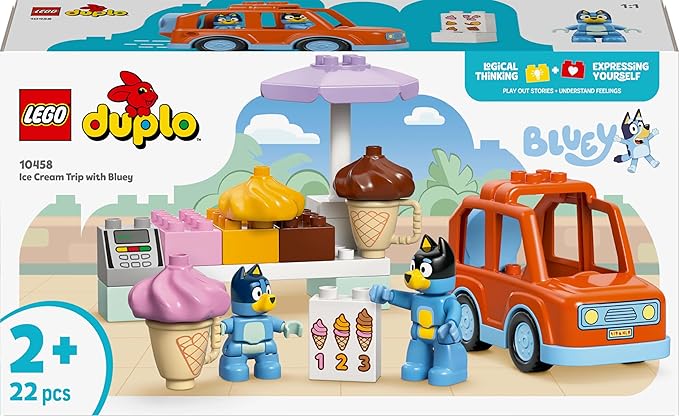 Lego 10458 Bruy and Ice Cream Toy Birthday Present Blocks Education Boys Girls Kids 1.5 Years 2 Years 4 Years Toddlers Animals Creatures Figures Goods Games