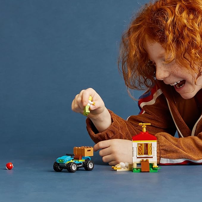 LEGO City Chicken Henhouse 60344 Building Farm Toy Set for Kids Boys and Girls Ages 5+ (101 Pieces)