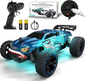 Tecnock RC Cars for Kids 1:18 Scale 2WD RC Car with USB-C Easy Charging 2.4GHz Remote Control Car with LED Lights &amp 50 Mins Playtime Toys Gifts for Boys &amp Girls Ages 8-12