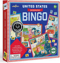 eeBoo: USA Geography Bingo for Kids for Ages 5+ A Fun Kids Learning Game That Teaches About The USA and Improves Memory