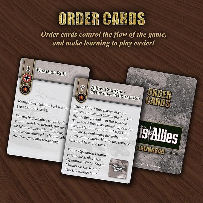 Renegade Game Studios Games Axis &amp Allies Stalingrad WWII Strategy Board Game with 150+ Miniatures Two Player Tactics Ages 14+