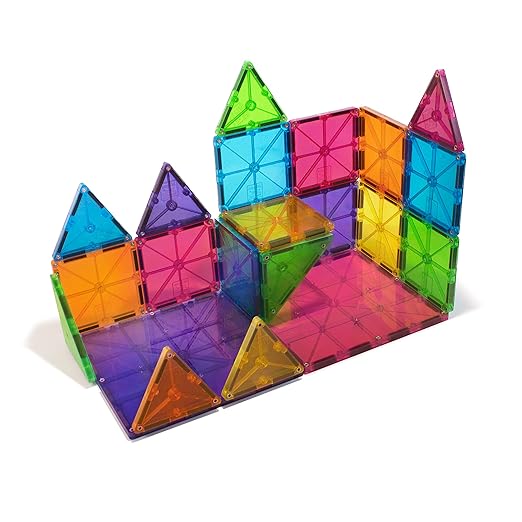MAGNA-TILES Classic 32-Piece Magnetic Construction Set The ORIGINAL Magnetic Building Brand
