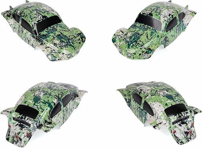 SummitLink Custom Body Compatible for 1/10 1/8 Scale RC Car or Truck (Truck not Included) (Camouflage)