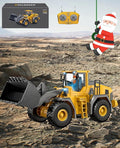 Construction Rc Set of 4 – Realistic Excavator Set Bulldozer Dump Truck &amp Loader Toy –Command The Site Conquer The Dirt with 2.4ghz Control Led Lights Die-Cast Metal Parts (1cp-4)