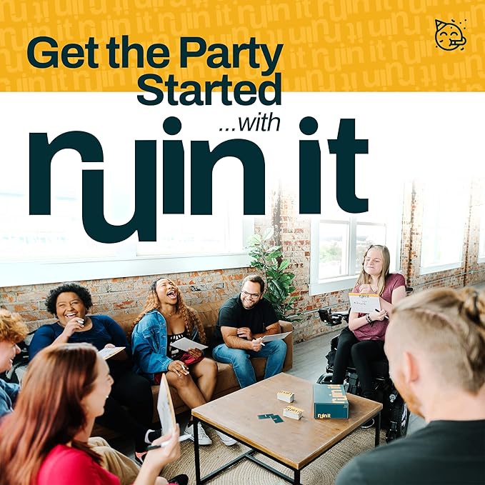 Adult Party Board Game RUIN IT Hilariously Funny Game for Ages 18 +