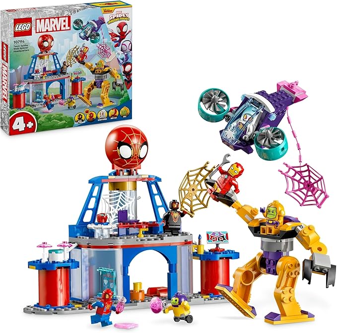 Lego Team Spidey Web Spinner Headquarters Set 10794