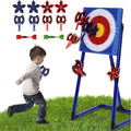 Axe Throwing Game for Backyard - 2-in-1 Axe Throwing Target Set with 4 Throwing Axes &amp 6 Darts - Easy to Carry Axe Throwing Target Game for Family &amp Adults - Carnival Games &amp Outdoor Indoo