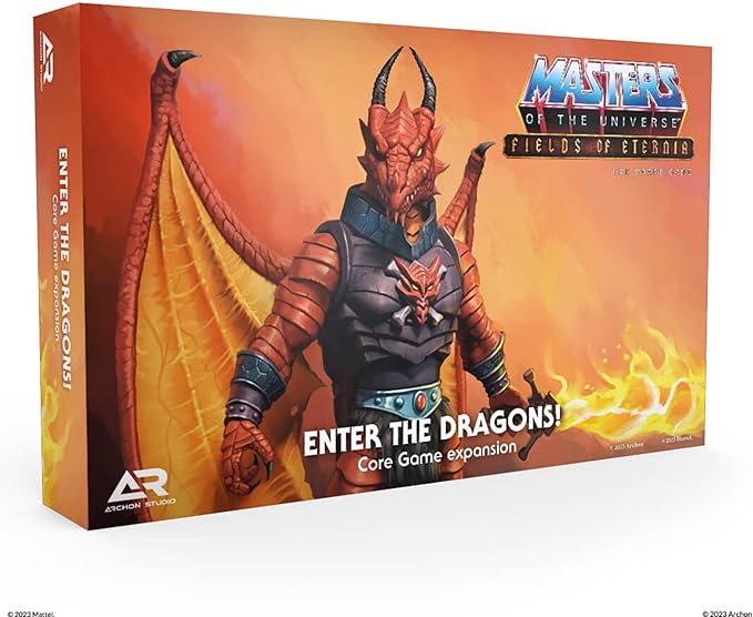Masters of The Universe Enter The Dragons Expansion Set for Fields of Eternia Board Game for 1-6 Players Ages 14+