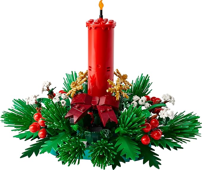 Lego 40743 Christmas Table Decoration Toy Birthday Present Blocks Girls Boys Children 12 13 14 Years Old Elementary School Mom Father Painting Art