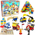 Building Blocks for Toddlers 2-5 171 Pieces Blocks Car Set for Kids Classic Large Building Bricks Compatible with All Major Brands Educational Toys for All Ages