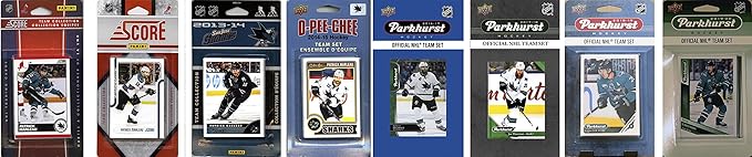 C&ampI Collectables NHL San Jose Sharks Trading Cards White One Size