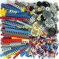 BroTex Technical-Parts-Beams-Gears Bricks Bulk Pins Connectors Compatible with Car-Motors Accessories Building Blocks Sets MOC Buildings Toys for Adults Kids Age 6+ Toys
