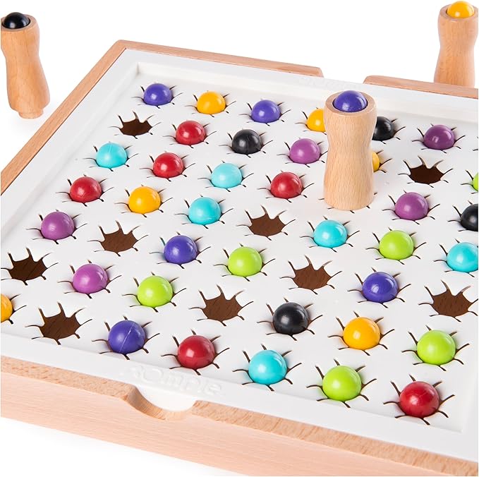 Stomple Game by Marbles Brain Workshop Fun Strategy Game for Kids Aged 8 and up