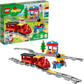 LEGO DUPLO Town Steam Train Set - Battery Powered Remote Control Train Toys for Toddlers - Learning Toy for Boys Girls and Kids 2-5 - Gifts for Birthdays &amp Holidays - 10874