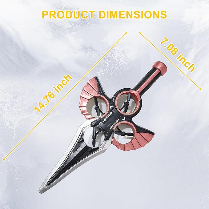 Flying Sword RC Airplane Gesture Control Airplanes for Kids Adult 8-16 Remote Control Planes with Light 360° Flip Fighter Jet Toy Gravity Sensing Stunt Roll Gift for Boy Girl Rose Gold