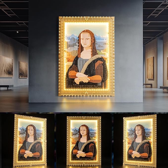 YEABRICKS LED Light for 31213 Art Mona Lisa Building Blocks Model (Building Set NOT Included)