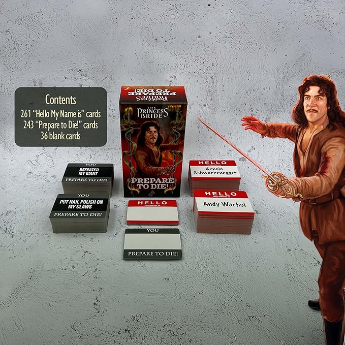 The Princess Bride: Prepare to Die! | Board Game Based on The Film | Hilarious Party Card Game for Adults &amp Teens 3–10 Players Age 14+ | Standalone Princess Bride Game
