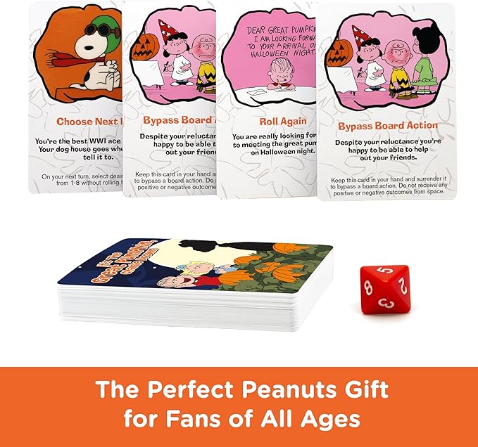AQUARIUS Peanuts Great Pumpkin Board Game - Peanuts Themed Board Game - Fun Family Holiday Gift for Kids and Adults - Officially Licensed Peanuts Comics and Show Merchandise &amp Collectibles