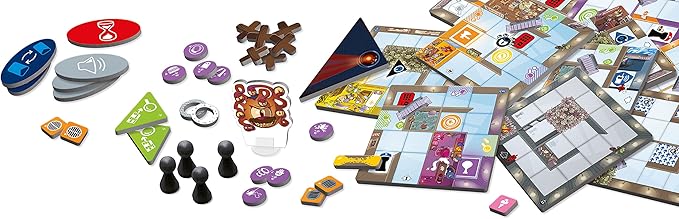 Sit Down! Magic Maze: Maximum Security Strategy Board Game Customize Your Magic Maze Experience For 1 to 8 Players Ages 8 and up