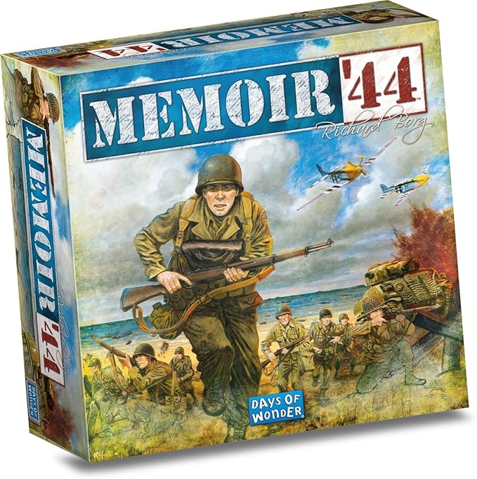 Memoir '44 Board Game - WWII Historical Board Game of Epic Battles! Tabletop Miniatures Strategy Game for Kids &amp Adults Ages 8+ 2-8 Players 30-60 Minute Playtime Made by Days of Wonder
