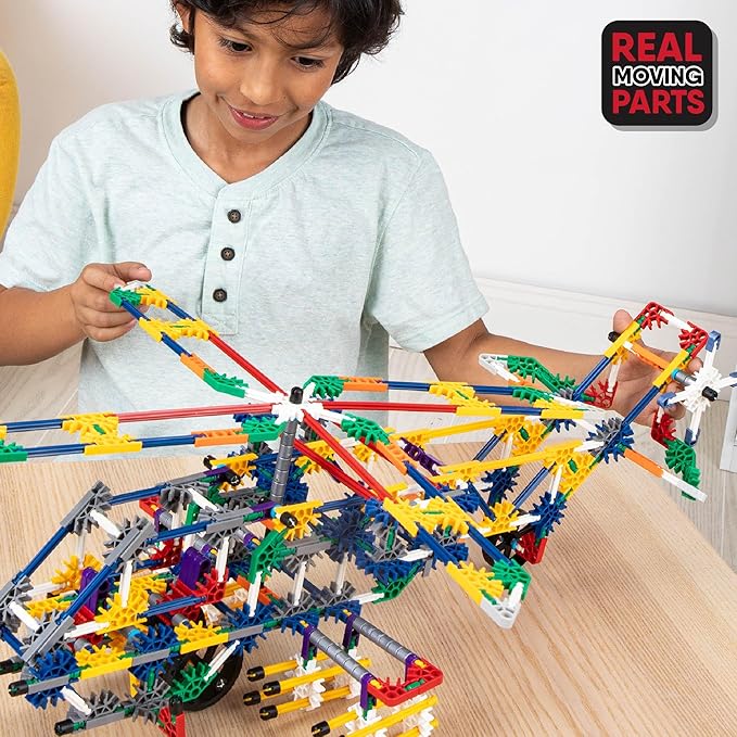 K'NEX - 100 Model Building Set ‚ 863 Pieces STEM Building Kid Construction Set‚ Ages 7+
