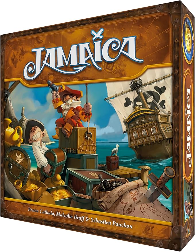 Jamaica Board Game (New Edition) - Family-Friendly Pirate Racing Game Strategy Game for Kids &amp Adults Ages 8+ 2-6 Players 30-60 Minute Playtime Made by Space Cowboys