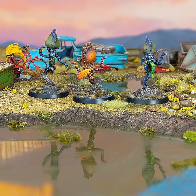 Modiphius Entertainment: Fallout: Miniatures - Super Mutant - Floaters - 3 Resin Figures Unpainted &amp Unassembled RPG Wilds of Appalachia Licensed
