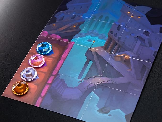 Realms of The Kingdom Expansion – Family Fantasy Board Game for Kids Ages 5+ | Tabletop Adventure with New Hero Gems &amp Quests | Requires The Quest Kids Base Game