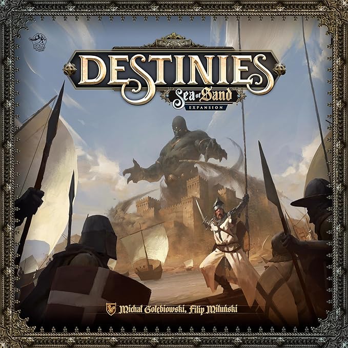 Destinies Sea of Sand Board Game Expansion - Immersive Storytelling and Adventure for Tabletop Enthusiasts Ages 14+ 1-3 Players 120-150 Minute Playtime Made by Lucky Duck Games
