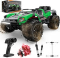 JM Racing 1:12 Fast RC Cars 40KPH 4WD Remote Control Desert Truck All Terrain Off-Road Monster Truck W/Rechargeable Battery Waterproof RTR Racing Car W/LED Lights &amp Spare Tire for Adults Boy &am