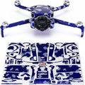 WRAPGRADE Skin Stickers Compatible with DJI Mini 4 Pro | Full Wrap (Stratospher Blue Dot Camo)