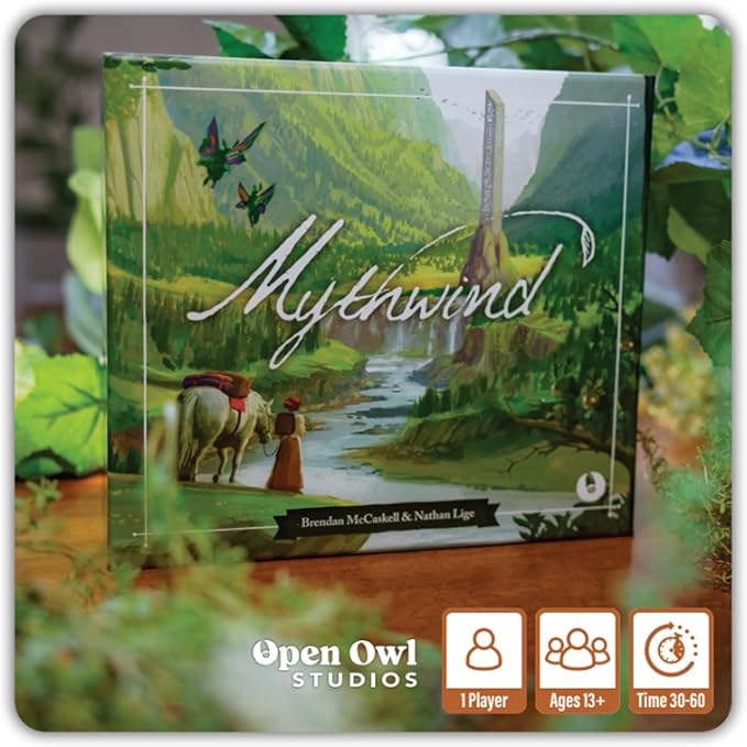 Mythwind Board Game - Cooperative &amp Solo Cozy Village-Building Adventure in a Magical Valley 1-4 Players 30-60 Minute Story-Driven Sessions