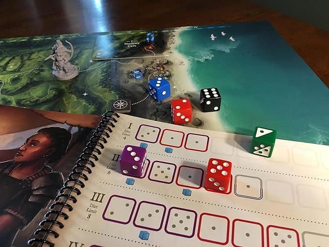 Roll Player Adventures Board Game | Cooperative Storybook Fantasy Adventure Campaign | Choose Your Path Strategy Dice Game | 95-150 Minutes per Chapter 1-4 Players Ages 14+ by Thunderworks Games