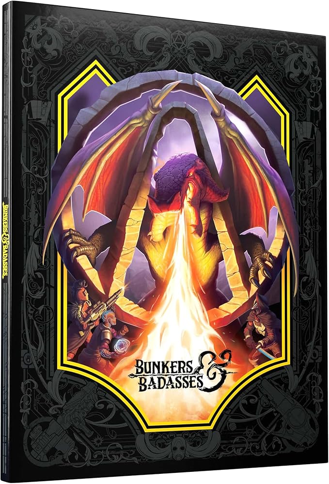 Bunkers &amp Badasses RPG: Sourcebook - Standard Edition - Hardcover Book Tabletop Role Playing Game Official Borderlands License