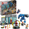 LEGO Marvel Iron Man’s Laboratory: Hall of Armor Building Toy - Marvel Superhero Toy for Kids Boys and Girls Ages 8+ - with Minifigures and a Mech - Gift Idea for Birthdays - 76315