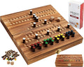 Barricade Board Game - Malefiz Game - 2025 Dice Games - 2-4 Player Competitive Strategy Game - Fast Board Game Fun Wooden Dice Game for Family &amp Friends - Adults Games Wood Games