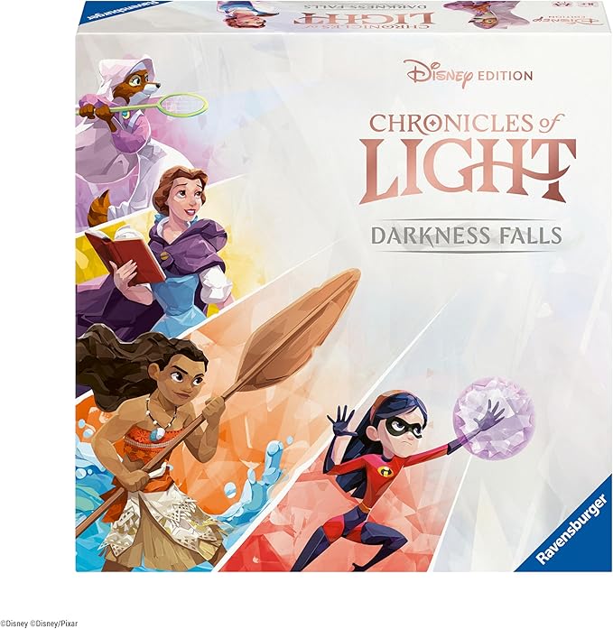 Ravensburger Chronicles of Light Darkness: Falls Disney Family Board Game for Ages 8 and Up - MESH Accredited