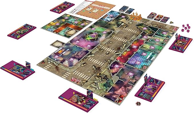 Army of The Dead - A Zombicide Game Join The Mercenaries in a Heist Through Zombie-Infested Las Vegas! Cooperative Strategy Game Ages 14+ 1-6 Players 60 Minute Playtime Made by CMON