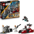 LEGO Star Wars Siege of Mandalore Battle Pack Building Toy for Boys &amp Girls - The Mandalorian Pretend Play Set W/4 Character Minifigures for Kids &amp Fans Ages 6+ - Gift Idea for Birthdays - 75