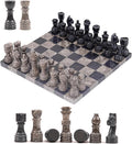 Marble Chess Set 12 Oceanic &amp Black Family Board Games 32 Chess Pieces &amp 2 Extra Queens Travel Chess Set Strategy Board Games for Adults