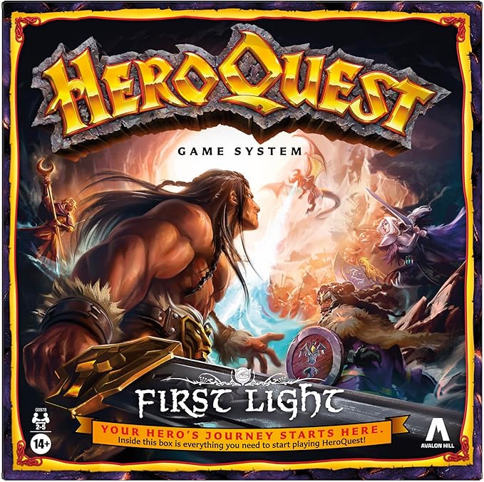 Avalon Hill HeroQuest First Light Game System Board Game - English Version